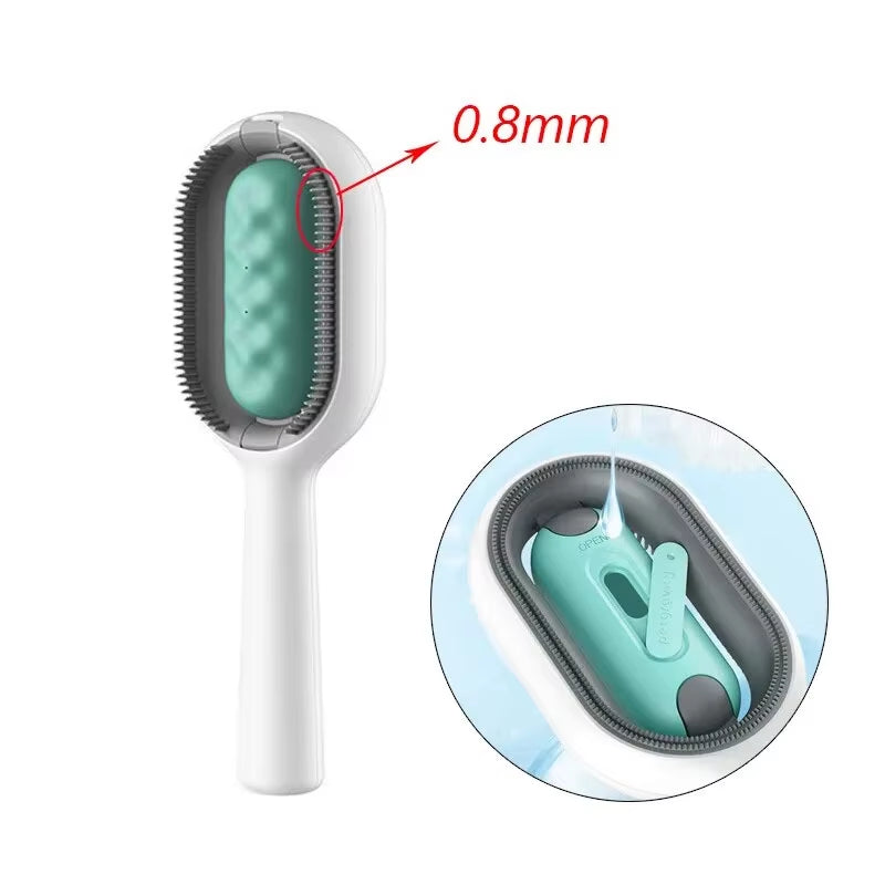 Grooming Brush Cleaning Massage Remover Comb for Cat Dog General Supplies with Water Tank Pets Products Accessories